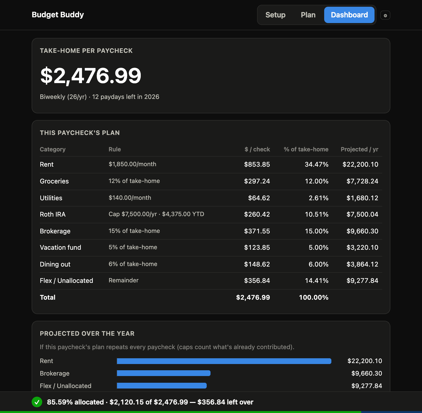 Budget Buddy screenshot